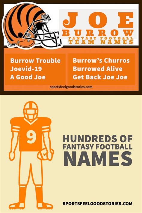 fantasy football names burrow